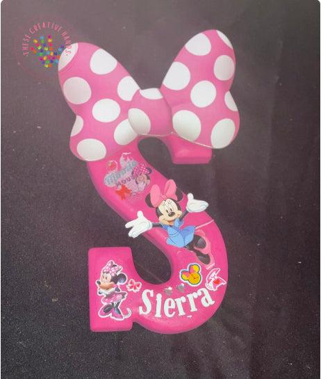 Minnie Mouse Themed Letters - Image #2