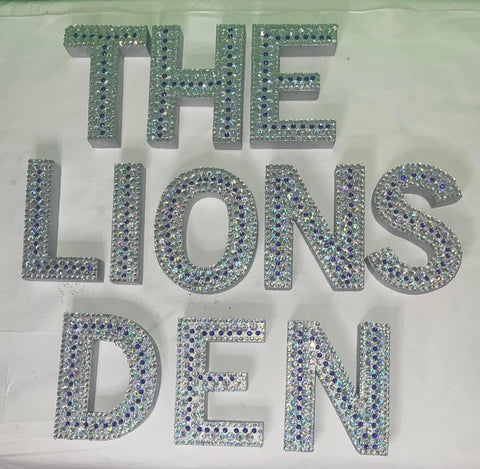 6 Inch Smooth Foam Letters