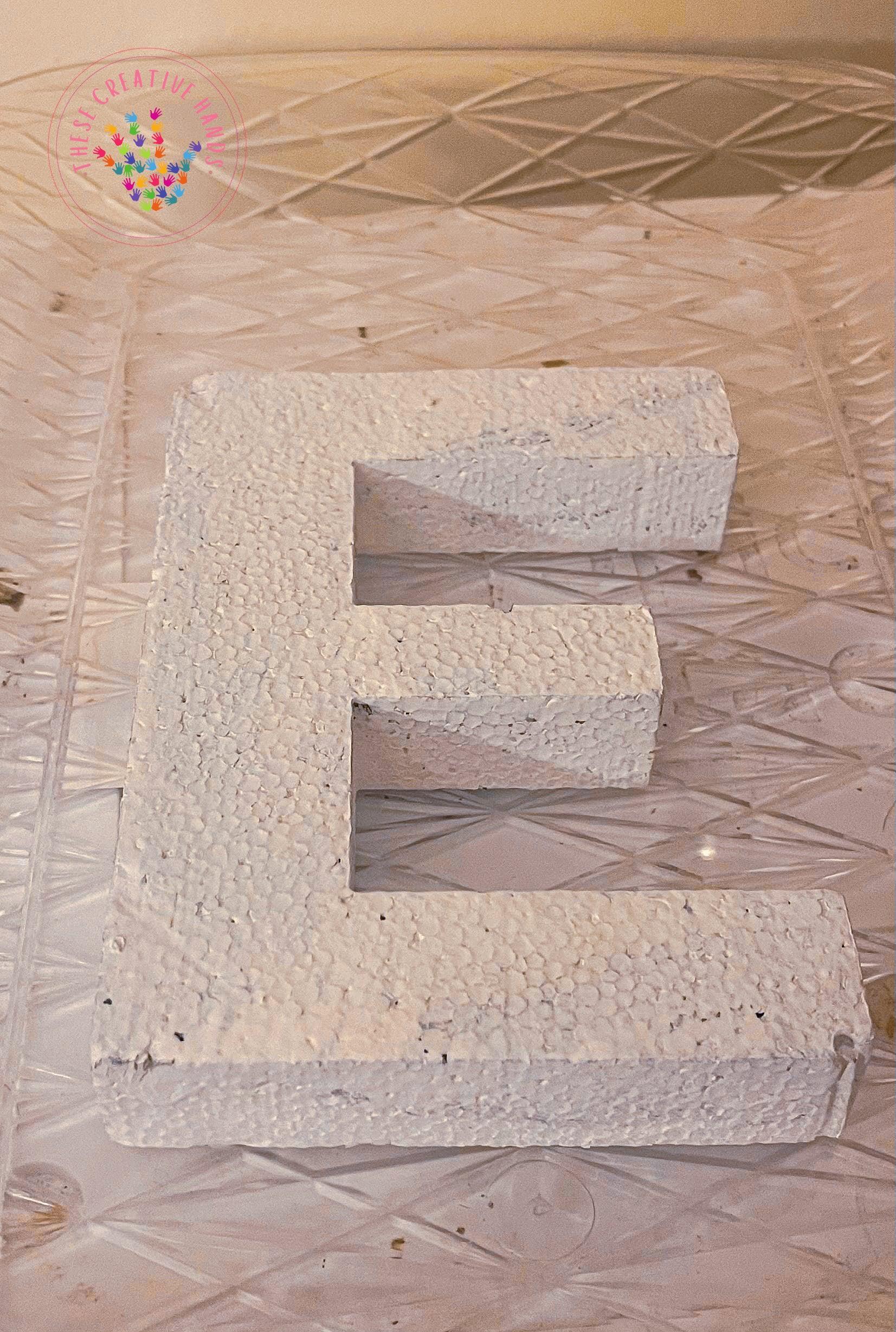 6 Inch Smooth Foam Letters - Image #2
