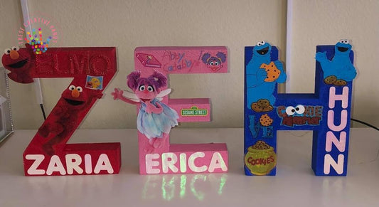 Personalized 12 Inch Themed Letters - Image #1